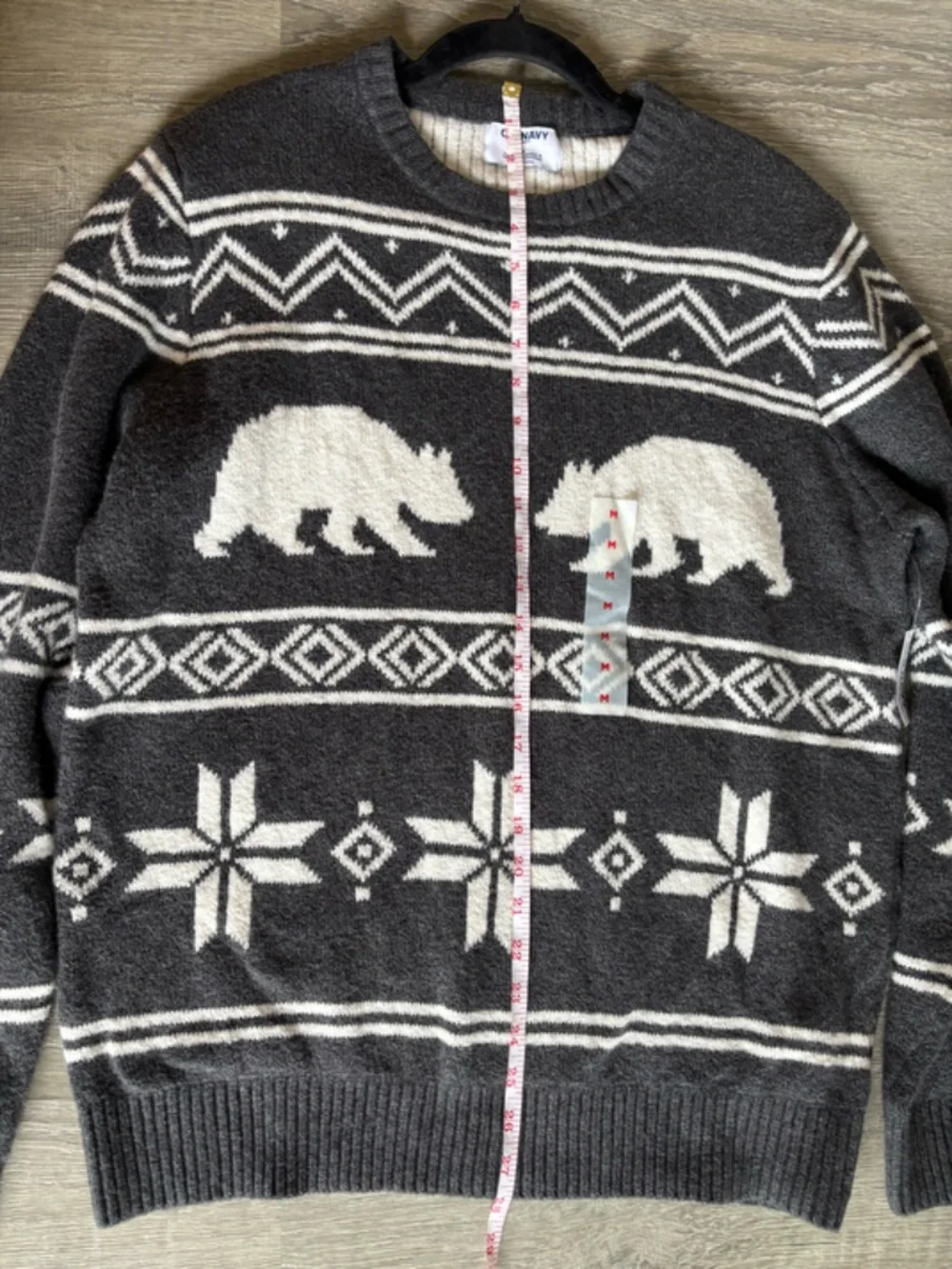 NWT Old Navy SoSoft Bear Fair Isle Sweater Size M